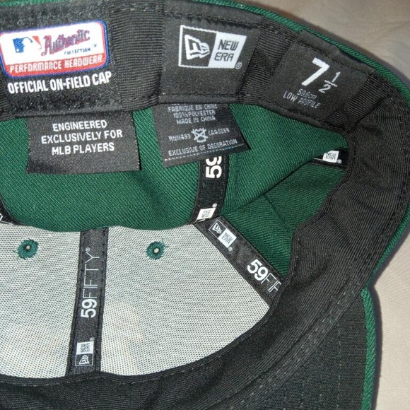 Oakland A’s athletics new era baseball cap size 7 1/2 - Picture 2 of 3